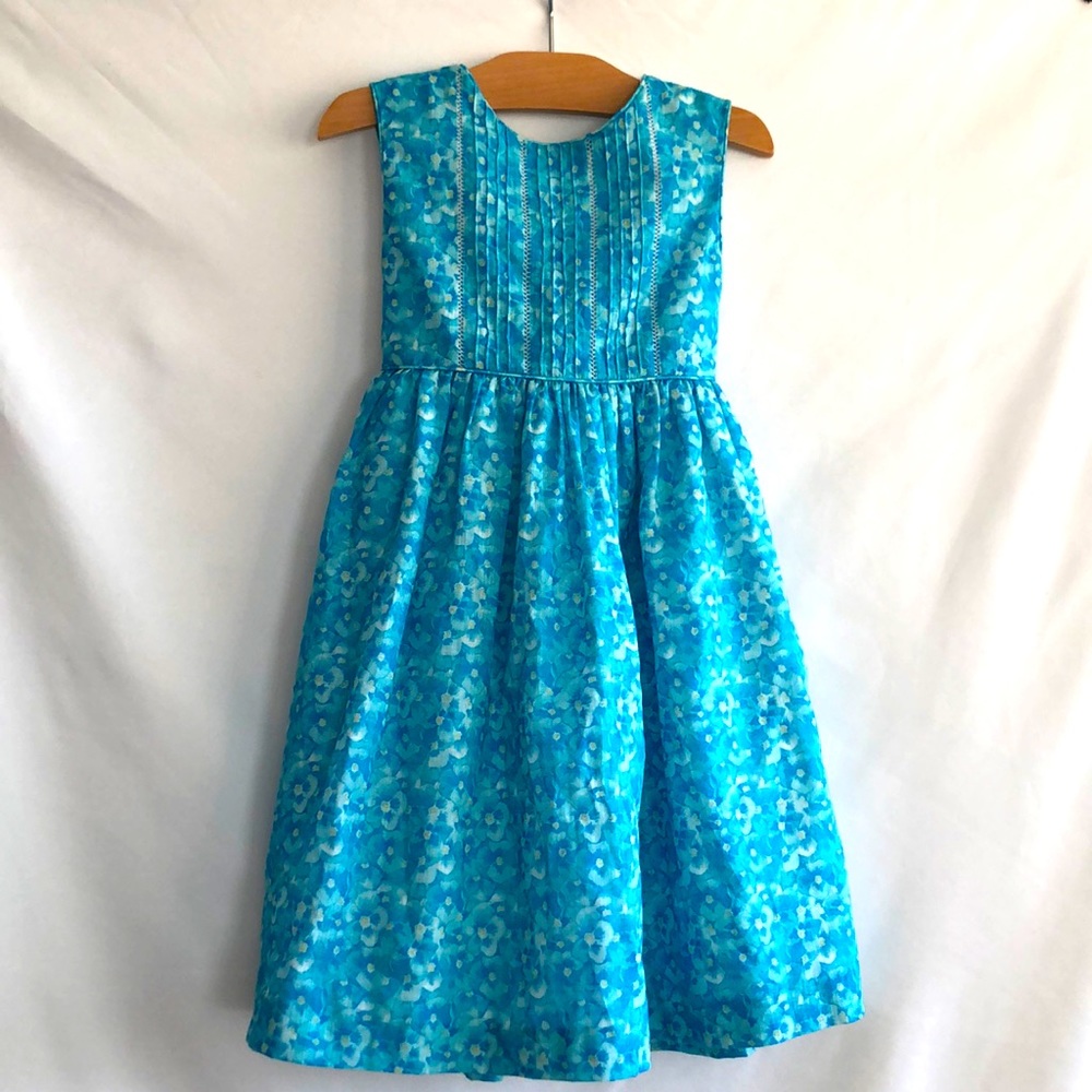 NWT Luli & Me Blue Floral Dress Size 5